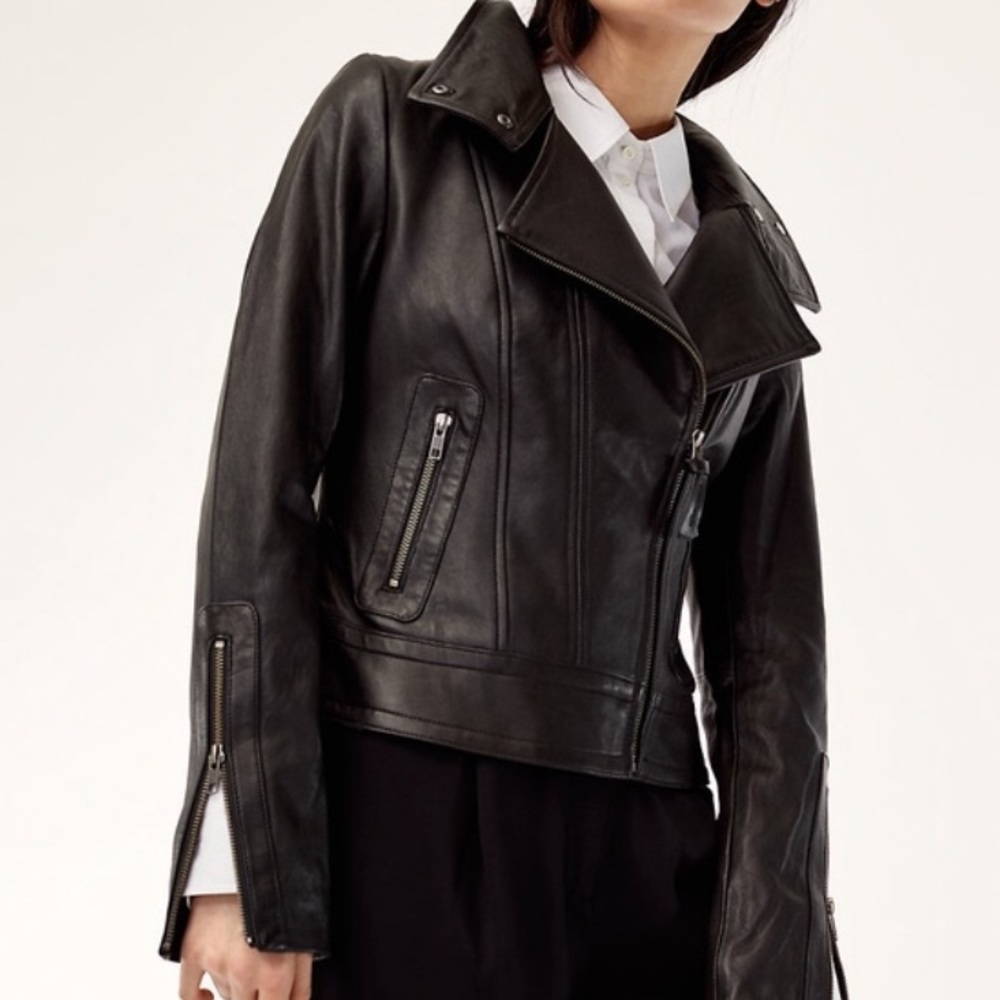 XXS Mackage Kenya Leather Jacket